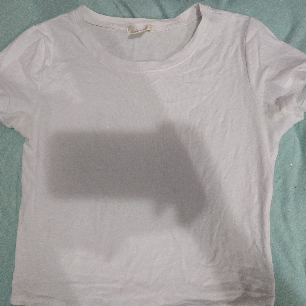 White Bozzolo short top